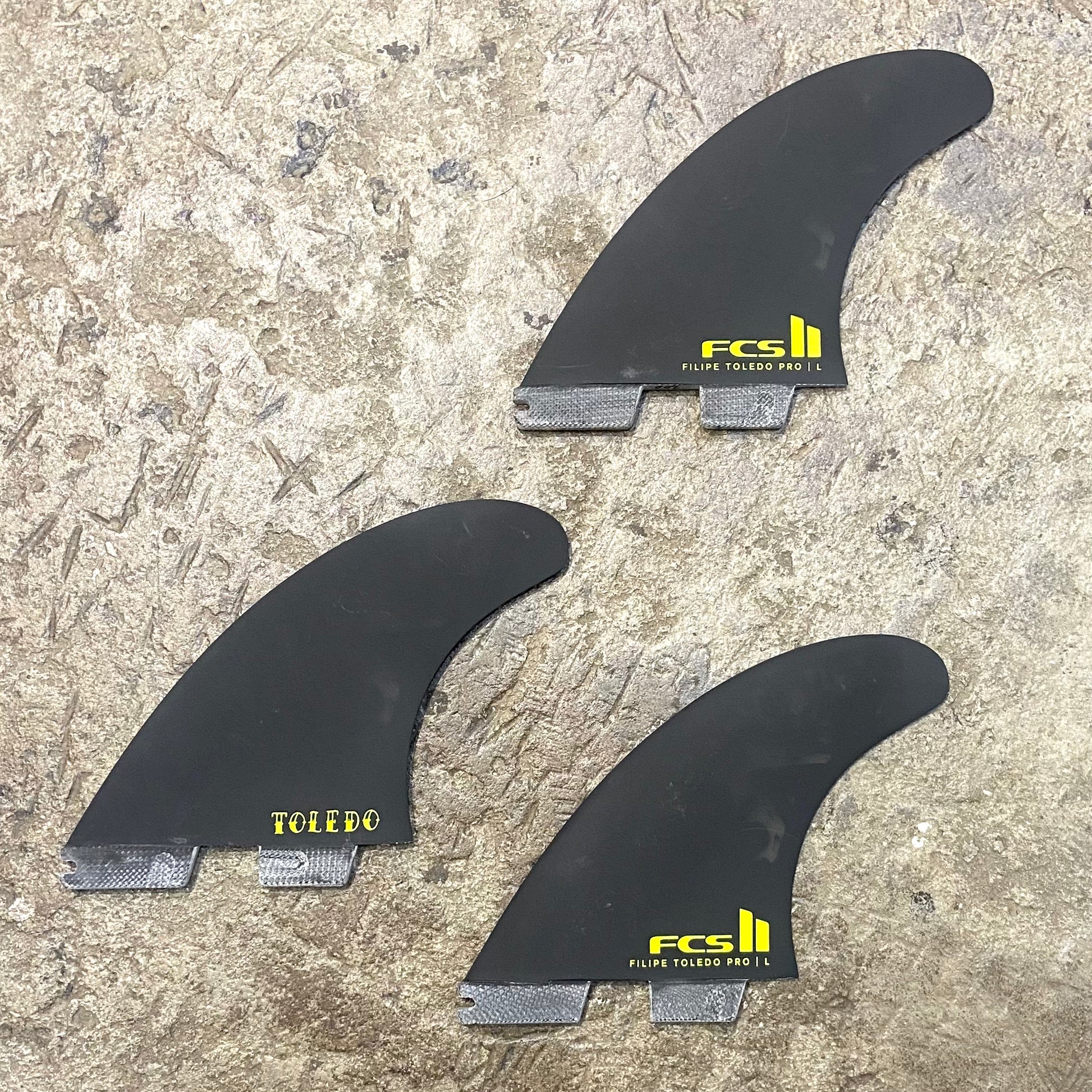 FCS II  FILIPE TOLEDO PG PRO TRI FIN SET