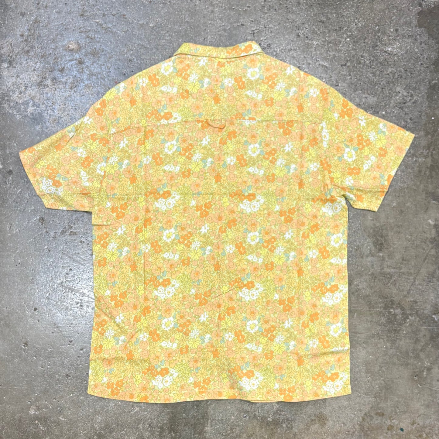 TCSS Hazed Floral Linen Shirt – Sunflower