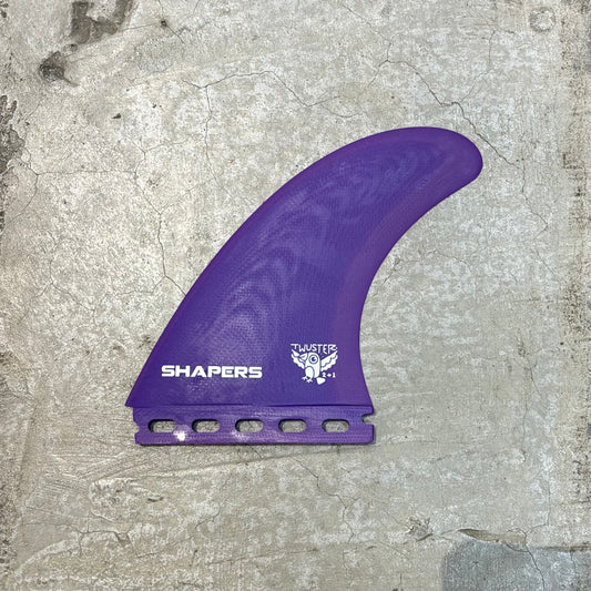 Shapers Twuster Pro 2+1 Twin Fin Set - Purple