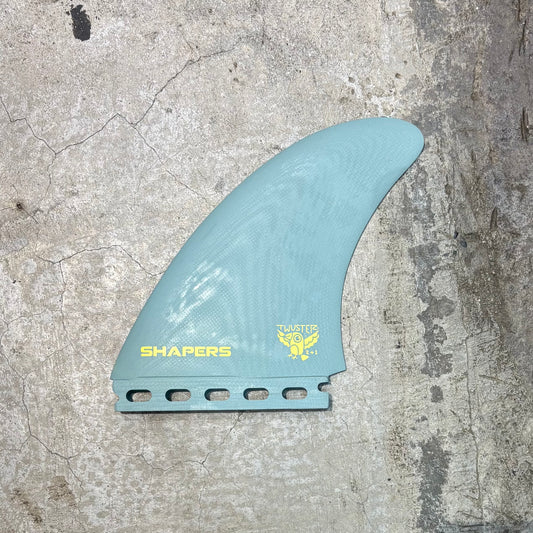 Shapers Twuster XTRA 2+1 Twin Fin Set - Seafoam