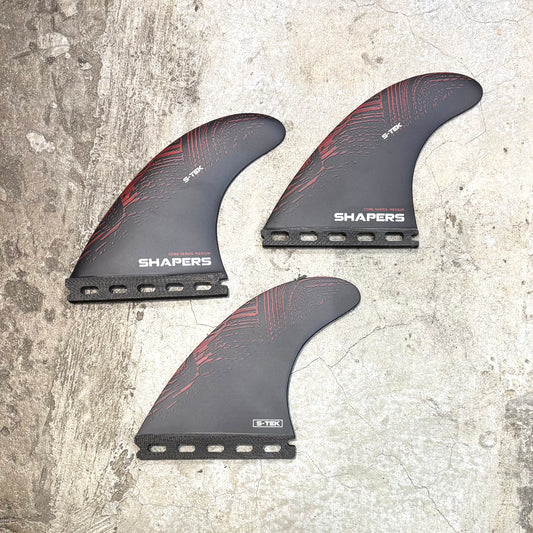 Shapers S-TEK Core Thruster Fin Set - Medium
