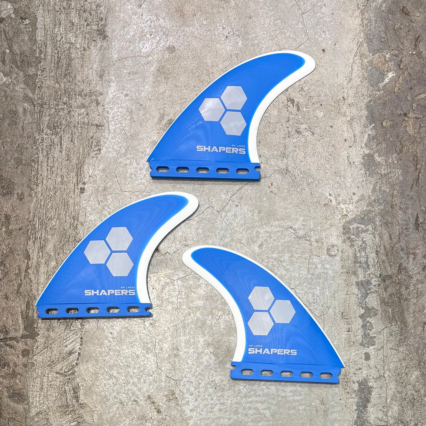 Shapers AM Pro-Glass Thruster Fin Set - Large