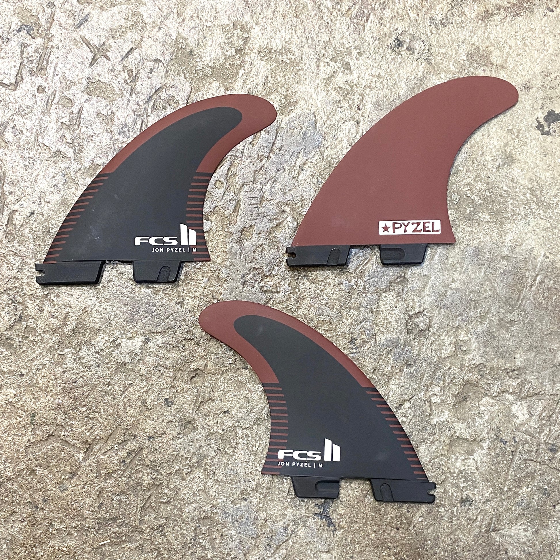 FCS II PYZEL TRI FIN SET