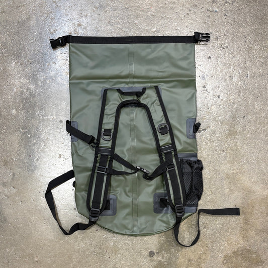 Rugged Life 40L Dry & Compression Bag Backpack – Dark Green