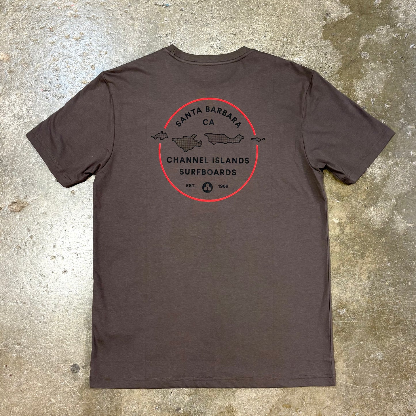 CHANNEL ISLANDS   CIRCLE CHAIN MAP SS TEE