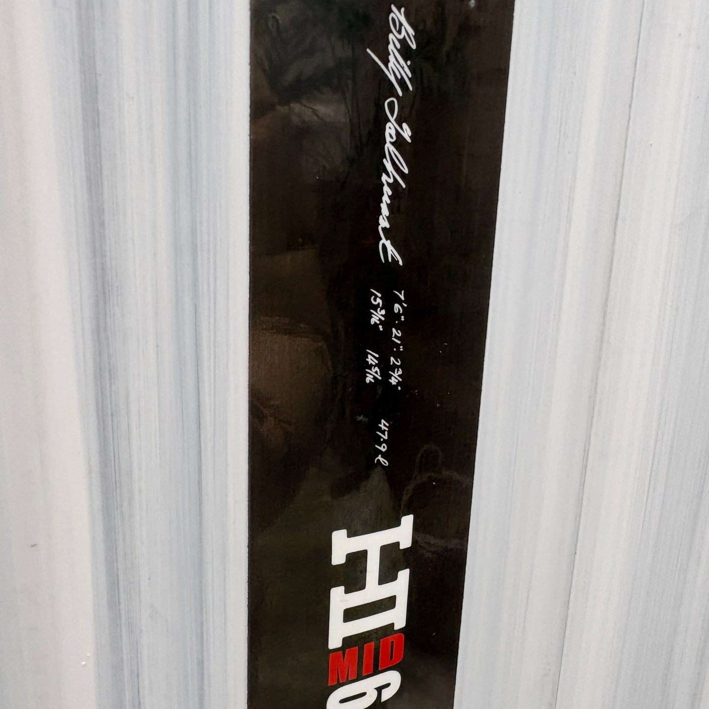 Thunderbolt  Tolhurst HI MID6  7'6" x 21 x 2.34  47.9 L – Second Hand Surfboard