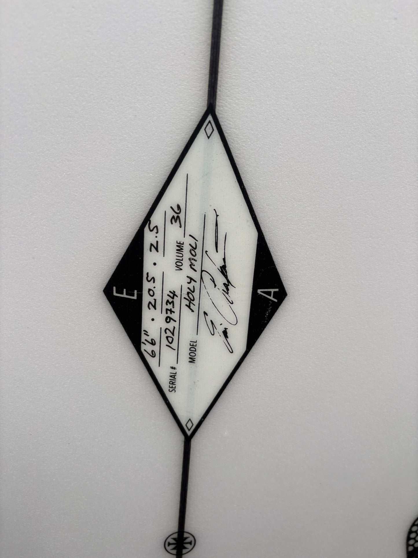 ARAKAWA   HOLY MOLI   6'6"   20.5   2.5   36L