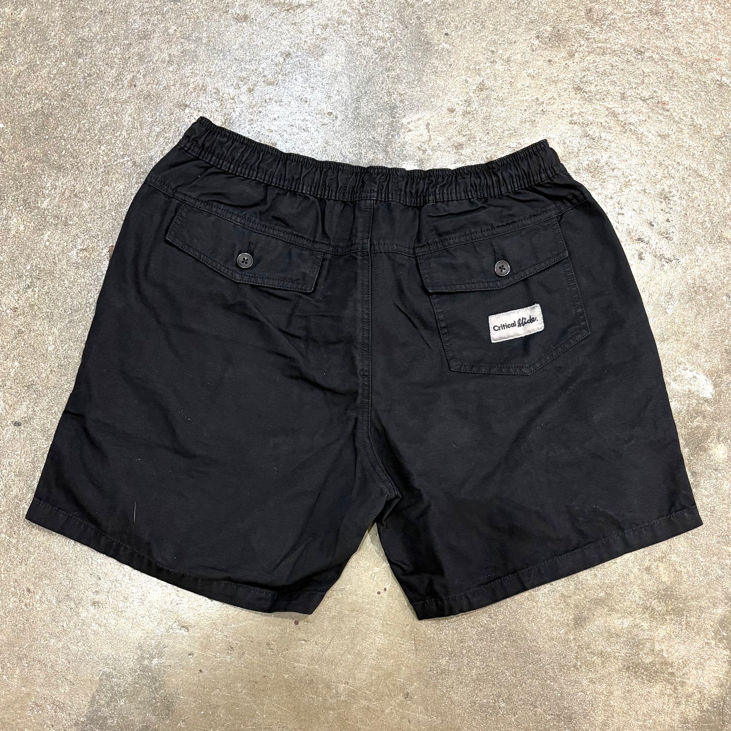 The Critical Slide Society   All Day Canvas Short - Black