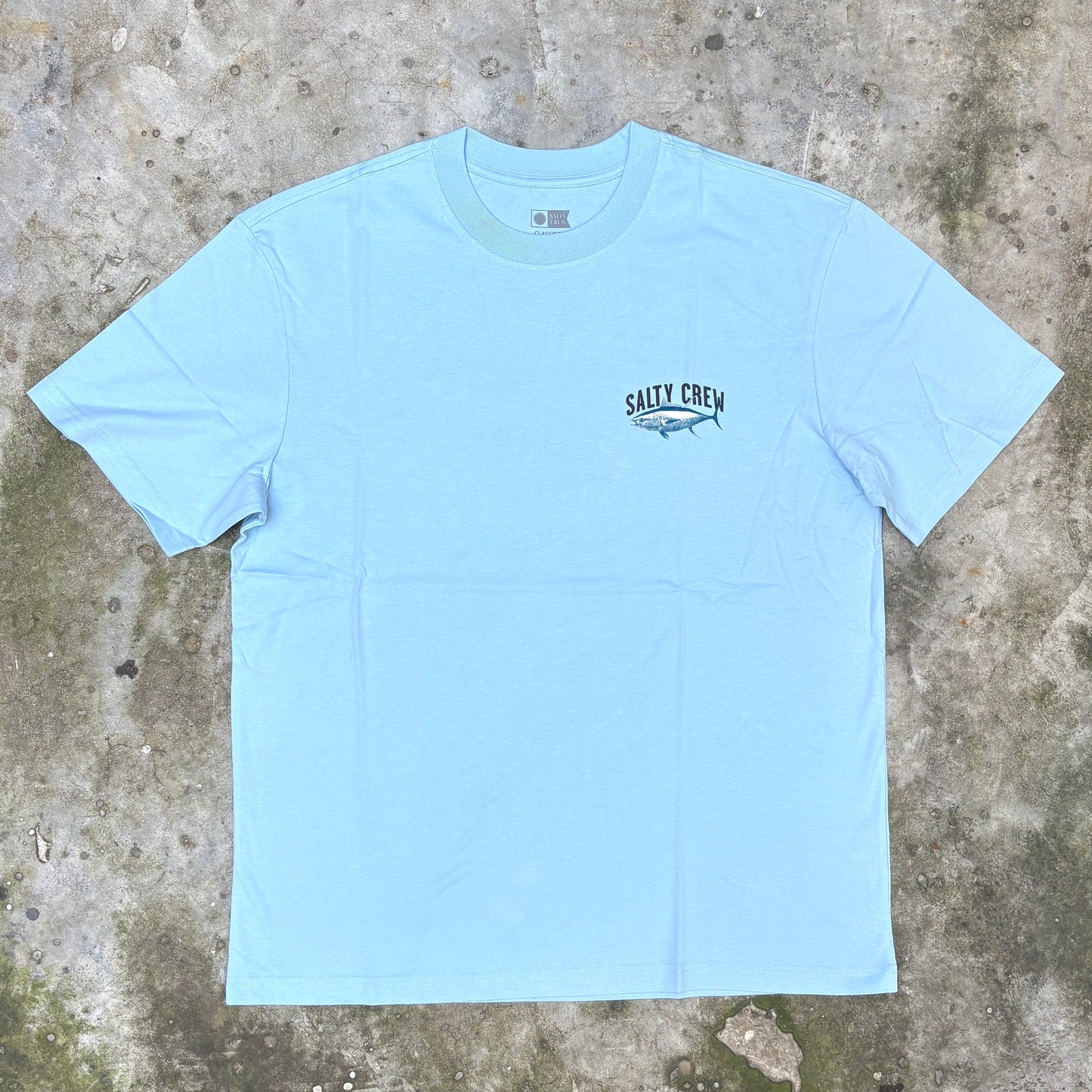 Salty Crew Bitmap Classic Tee - Clear Sky