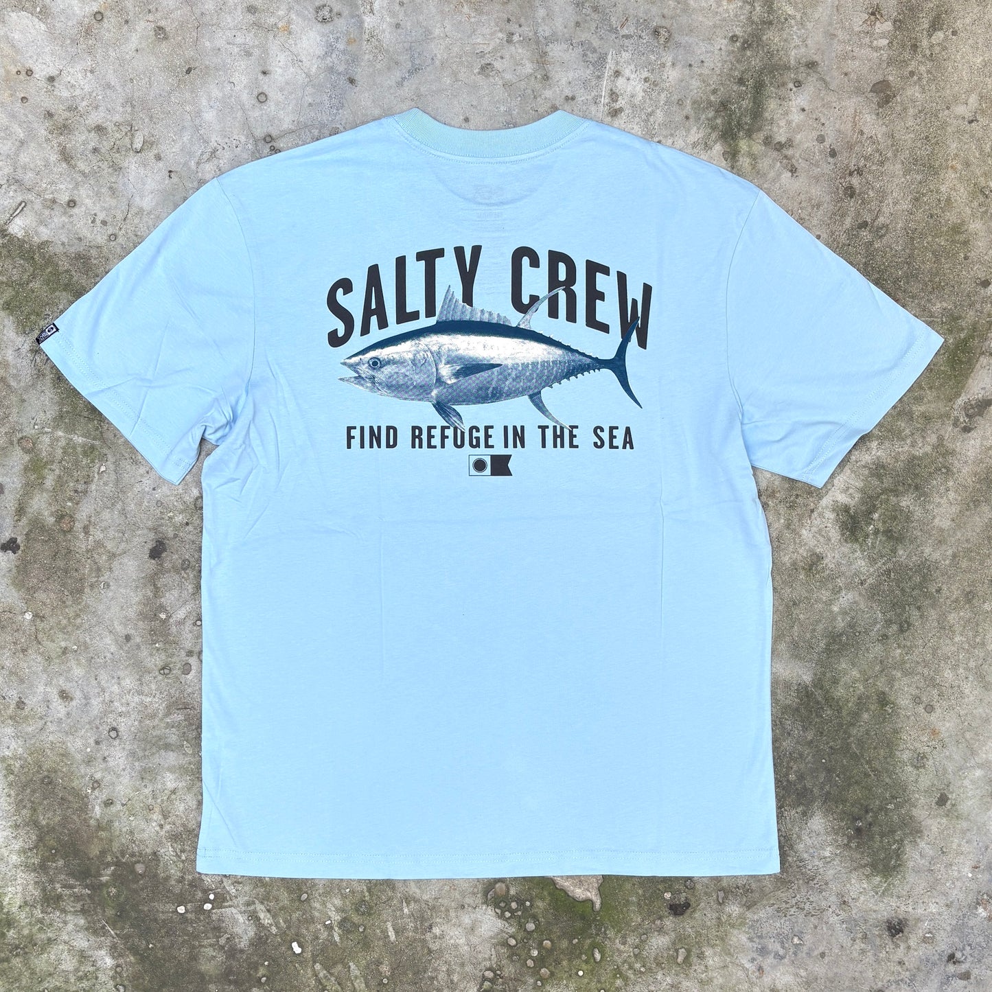 Salty Crew Bitmap Classic Tee - Clear Sky