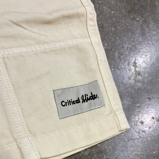 The Critical Slide Society   All Day Canvas Short - Ecru