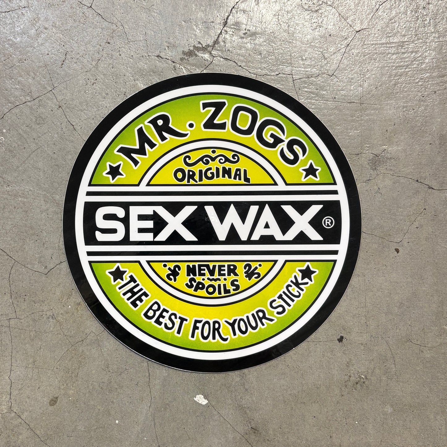 Sex Wax Decal 7"