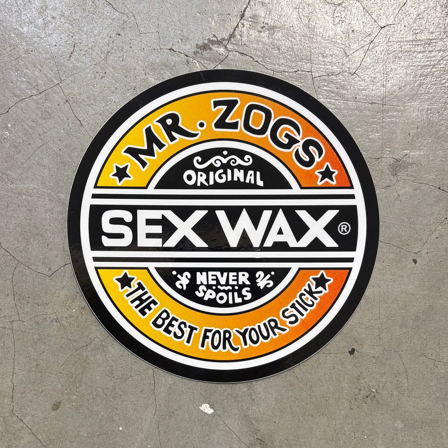 Sex Wax Decal 7"