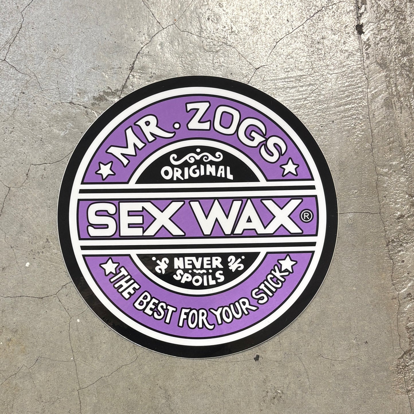 Sex Wax Decal 7"