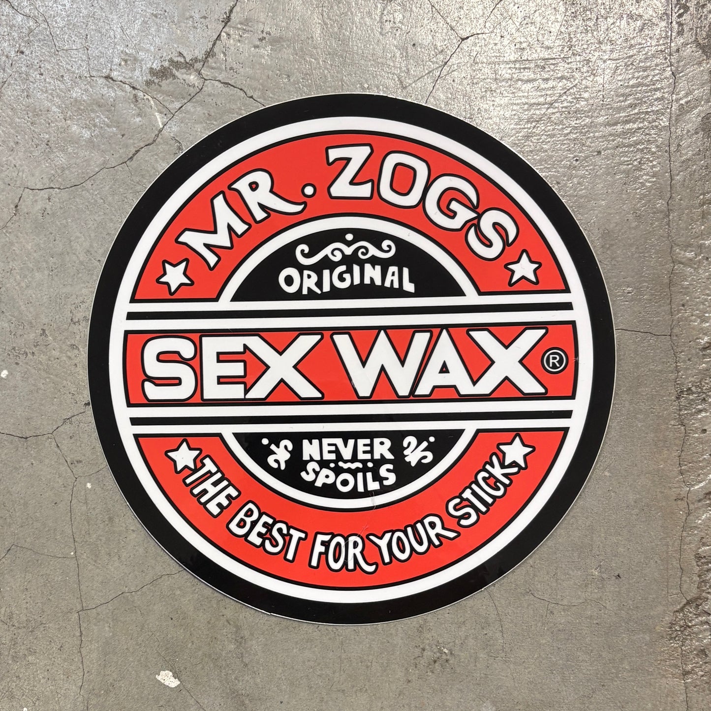 Sex Wax Decal 7"