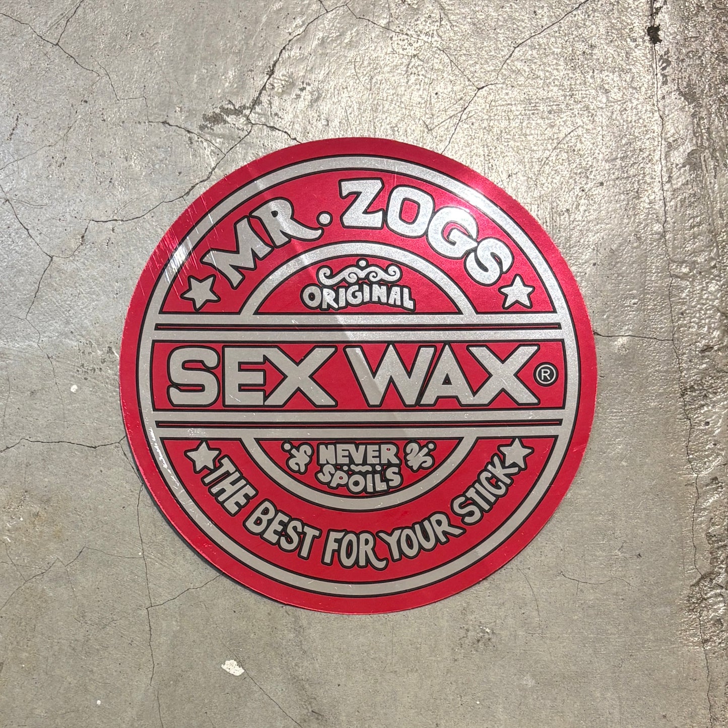 Sex Wax Decal 7"