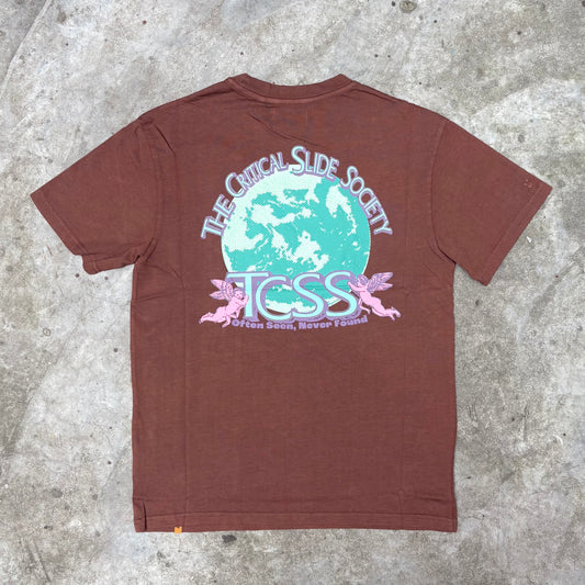 The Critical Slide Society   Angels Tee - Chestnut