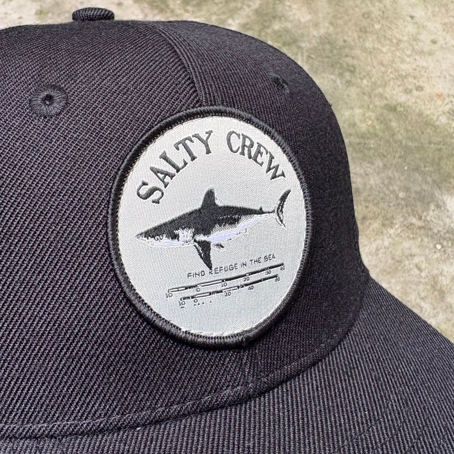 Salty Crew Bruce 6 Panel - Black