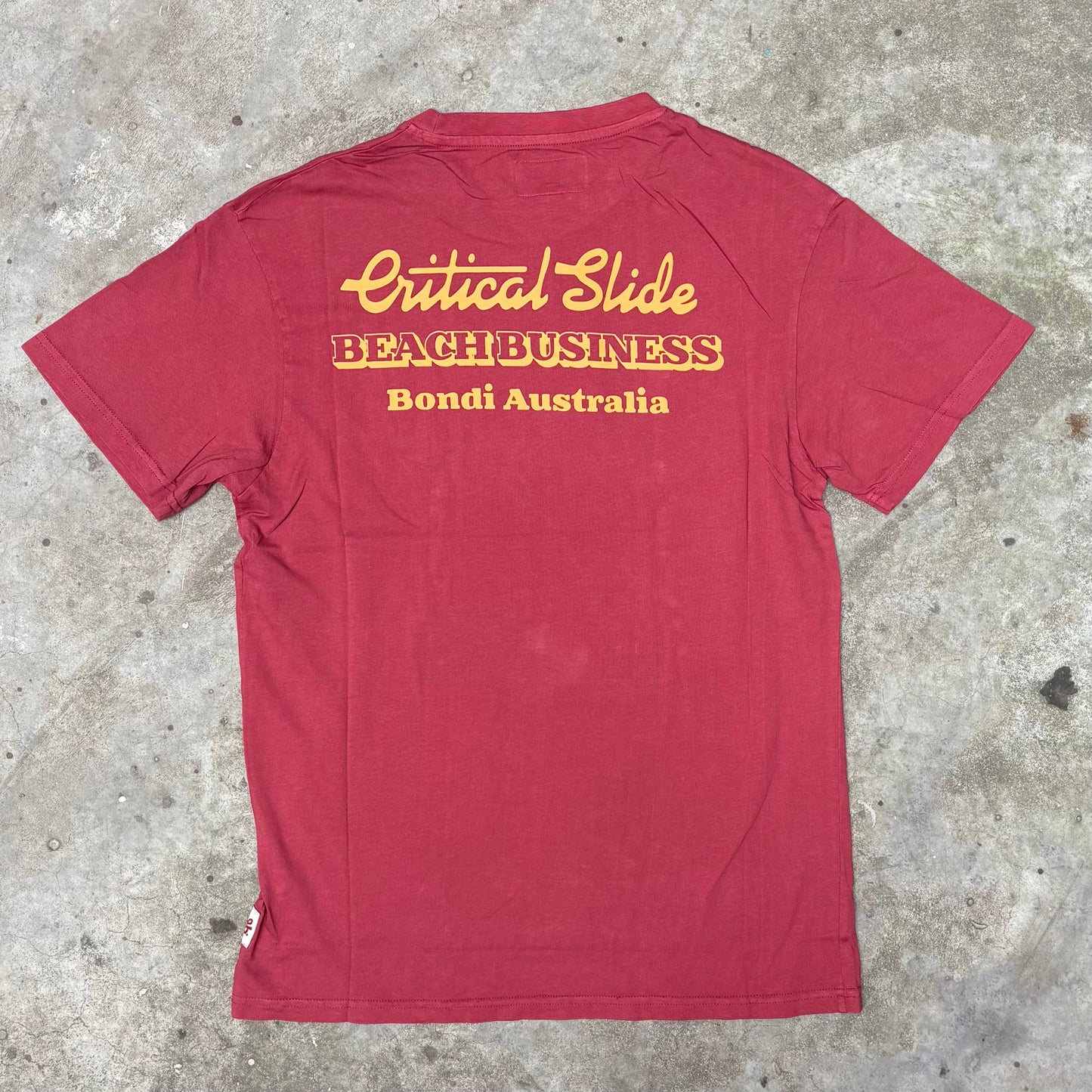 The Critical Slide Society   Red Business Tee