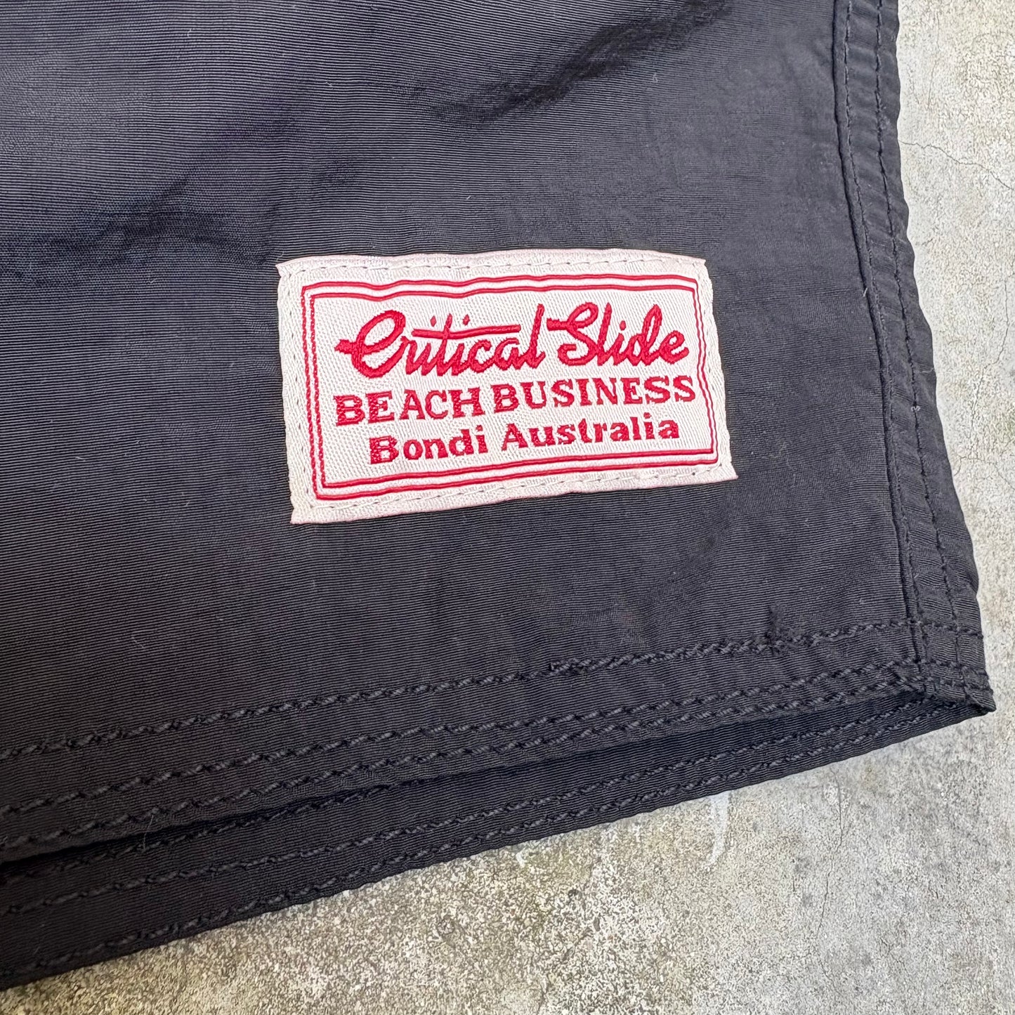 The Critical Slide Society   First Point 16" Trunk Boardshorts - Vintage Black