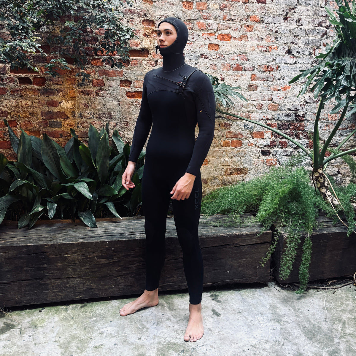 XCEL Men's Comp X 4.5/3.5mm Hooded Full Wetsuit - 2026