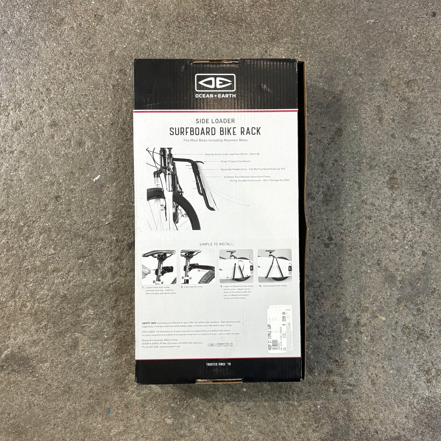 OCEAN&EARTH    SIDE LOADER BIKE RACK