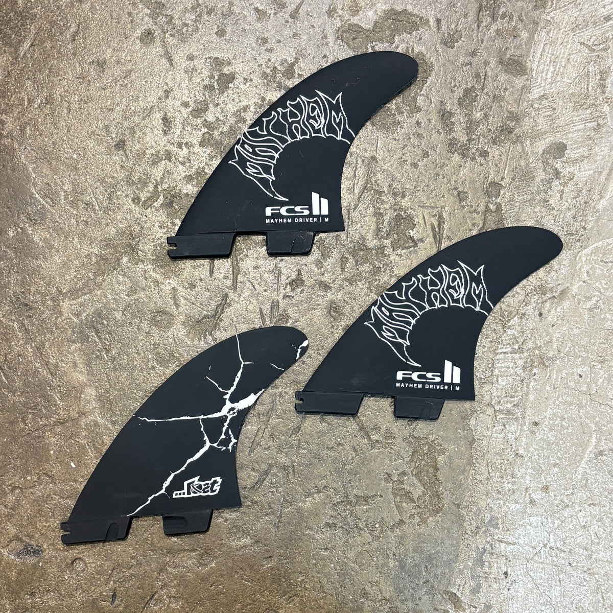 FCS II Mayhem Driver Tri Fin Set