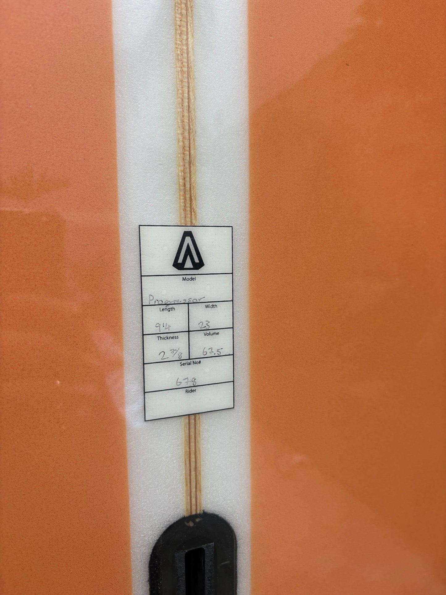 The Progressor  9'4  x  23  x  2 7/8  67.4L