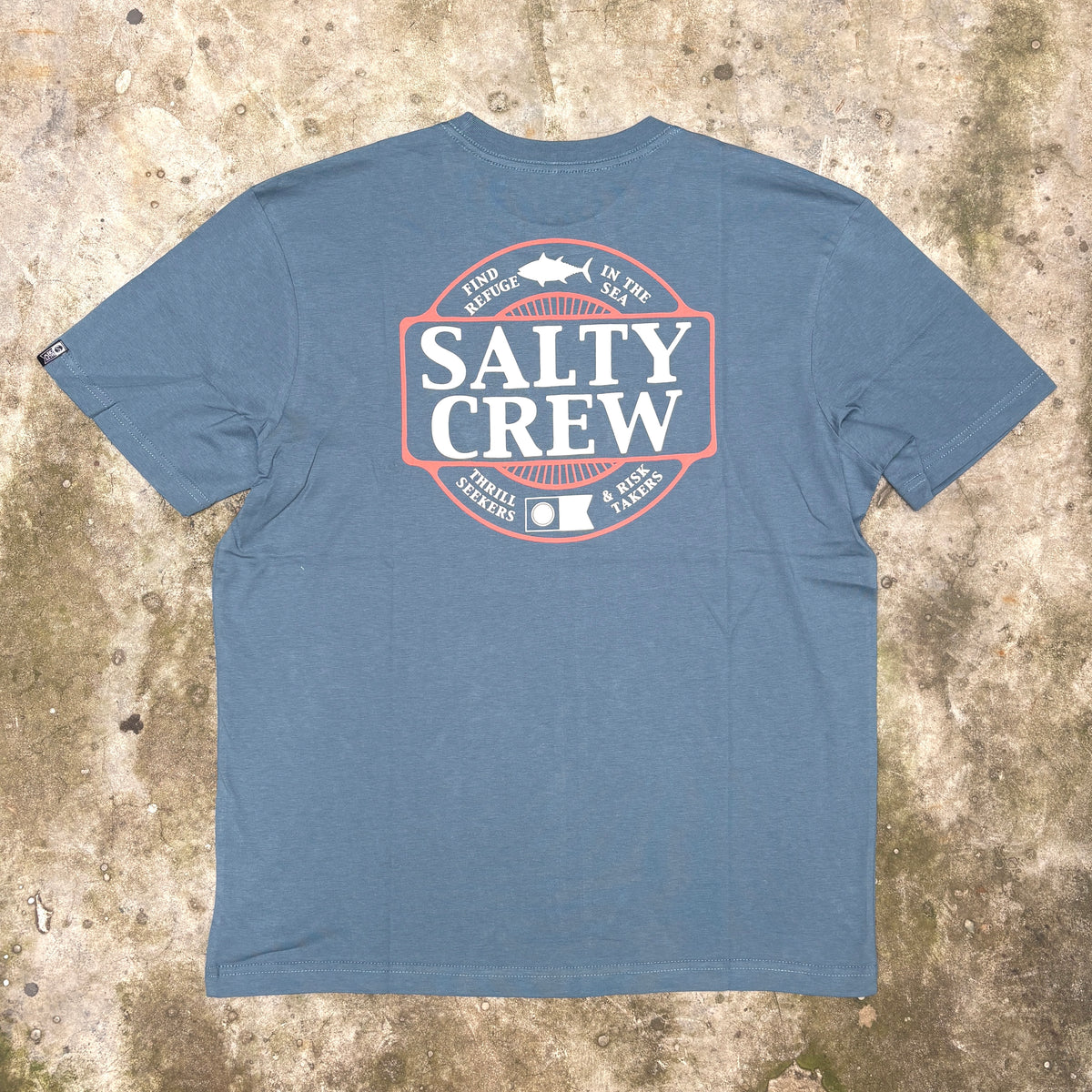 Salty Crew Split Up Crew Tee - Slate