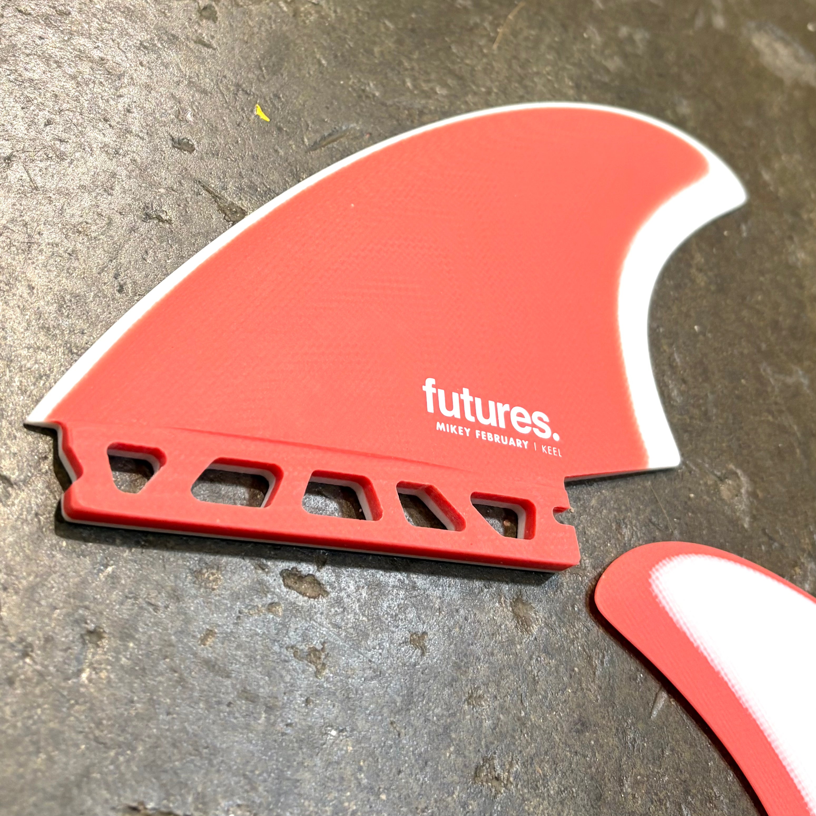 February Mikey Keel Futures Fin - | Captain Fins – Surf Co Twin