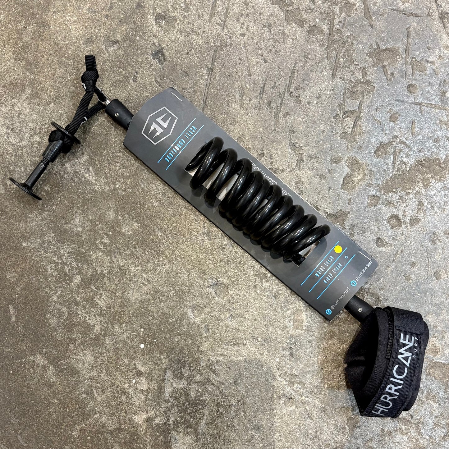 HURRICANE   BODYBOARDING COILED WRIST LEASH 8MM