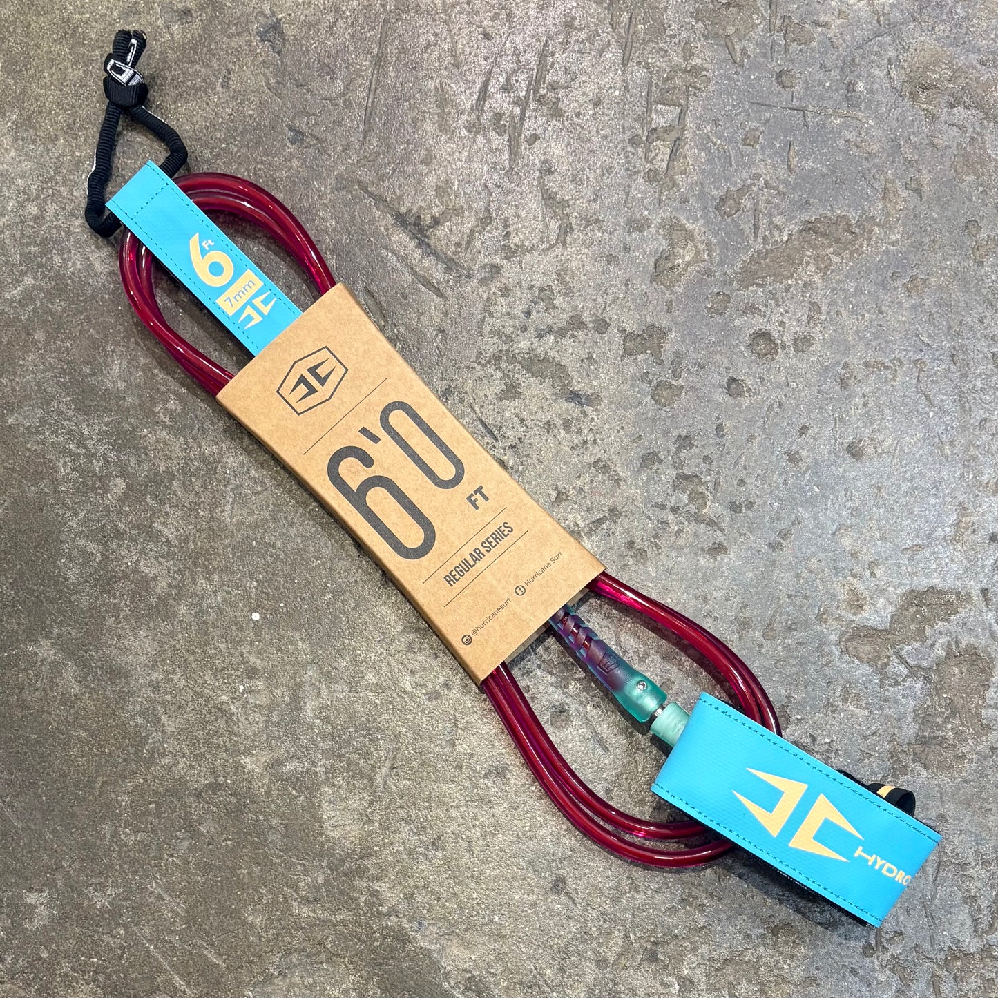 Hurricane 6ft 7mm Reg Hydrolite Surf Leash