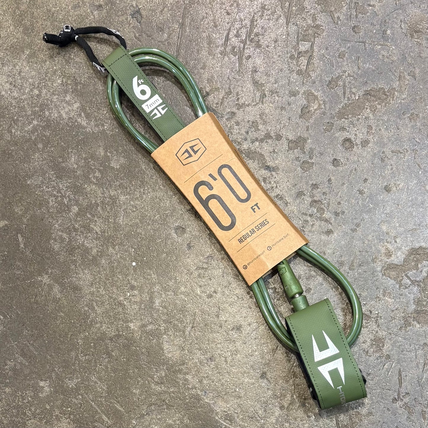 Hurricane 6ft 7mm Reg Hydrolite Surf Leash