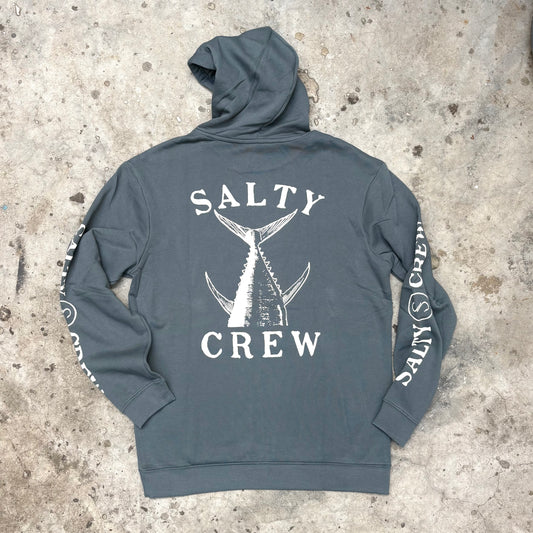 Salty Crew   Vintage Tail Midweight Fleece Hood - Storm