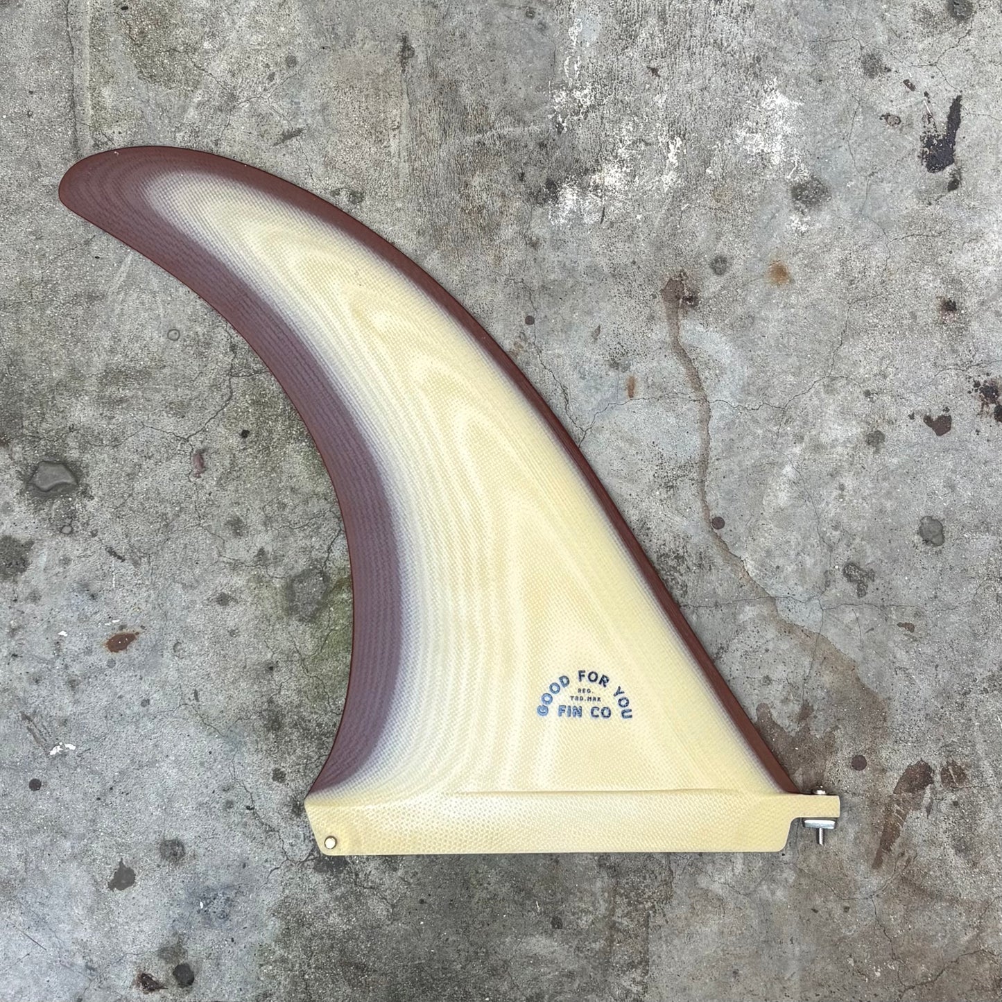 Good For You Fin Co. Atra 10.5" Single Fin - Cream