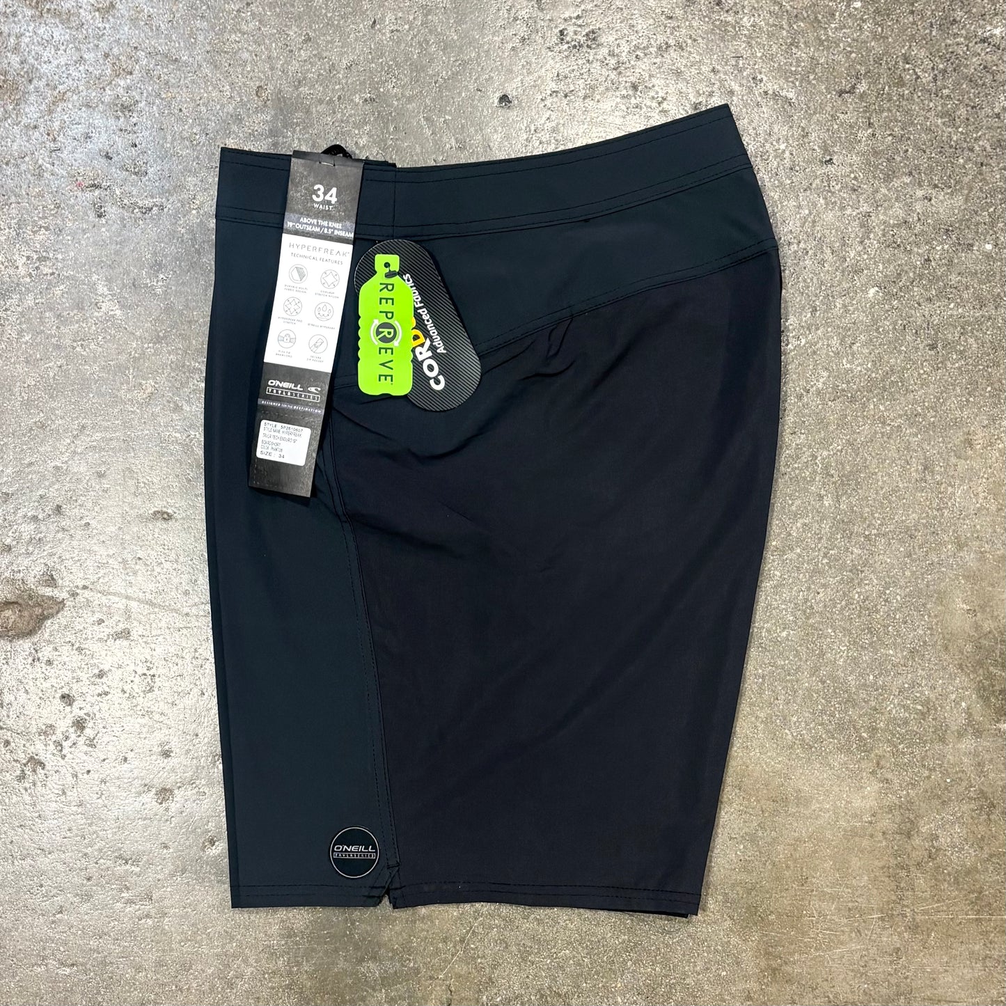 O'Neill Hyperfreak TRVLR Tech Enduro 19" Boardshorts - Phantom