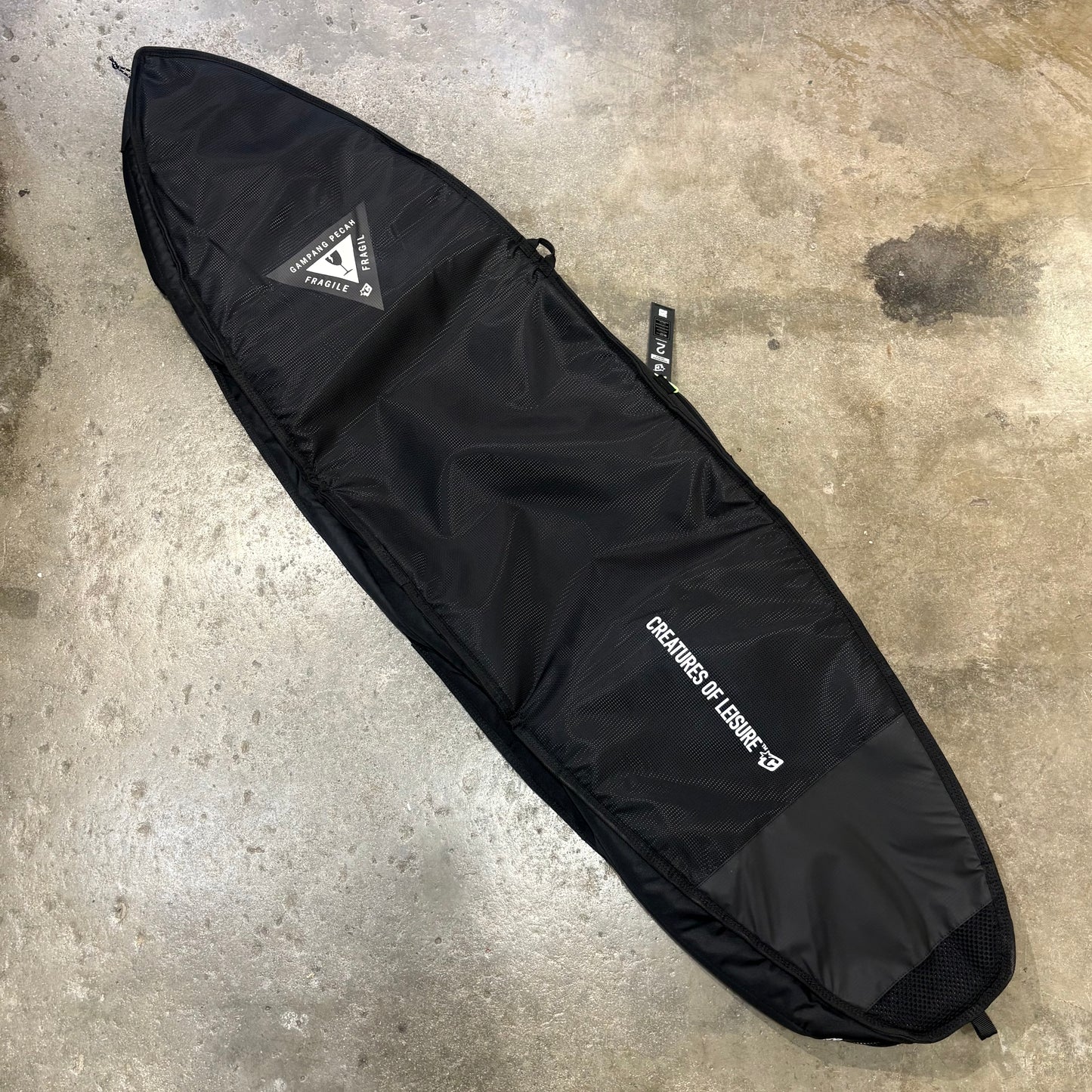 Creatures of Leisure Shortboard Double DT2.0 Travel Boardbag 6'0 –  Black