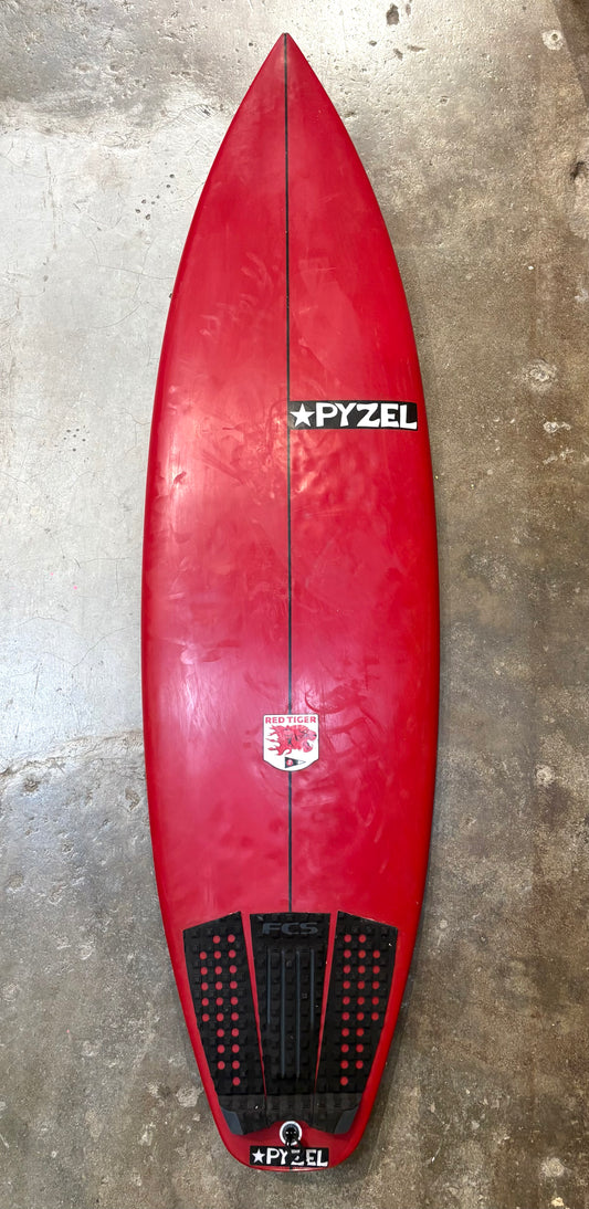PYZEL  -  RED TIGER    6'0    19 1/2    2 1/2    30.7L