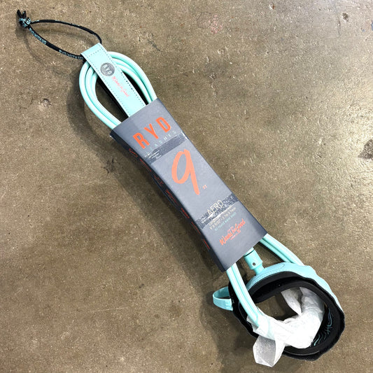 RYD   AERO  9' KNEE CUFF LONGBOARD LEASH