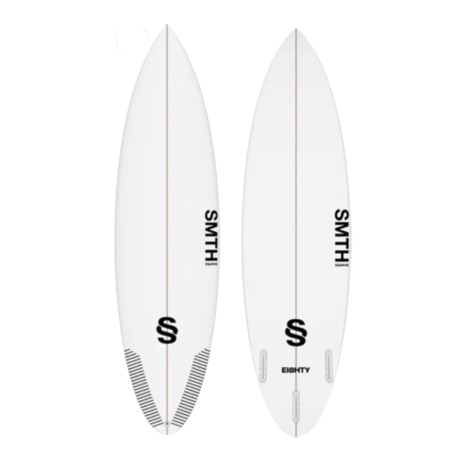 White SMTH Shapes Surfboards   Ei8hty8 on white background