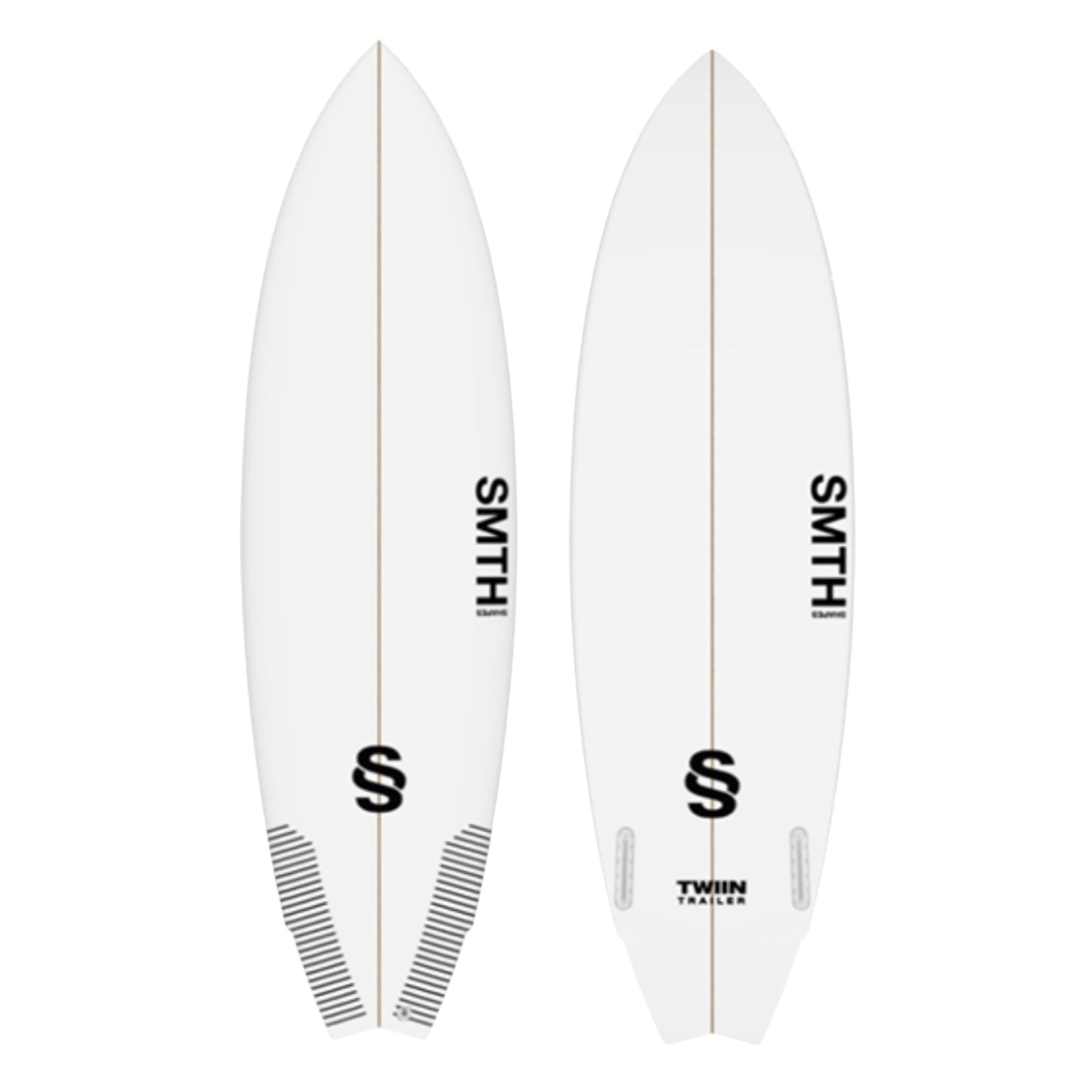 SMTH Shapes Twin Trailer Surfboard | Custom Order – Keep It Simple