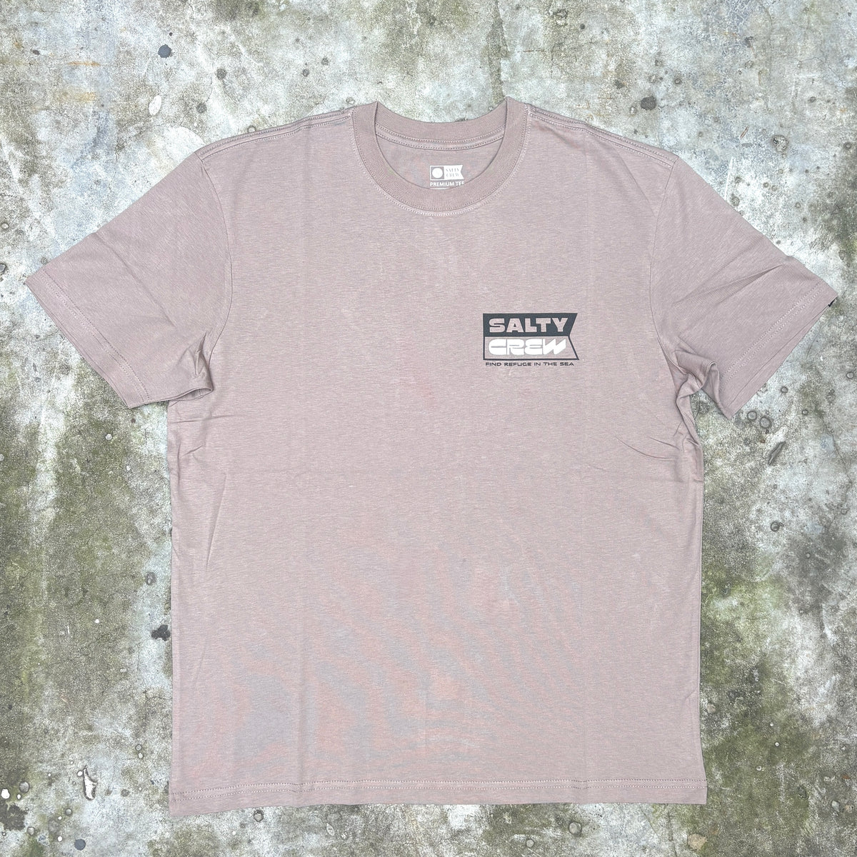 Salty Crew Inverse Flag Crew Tee - Cinder