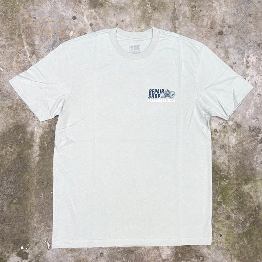 Salty Crew Reel Repair Crew Tee - Aqua Grey