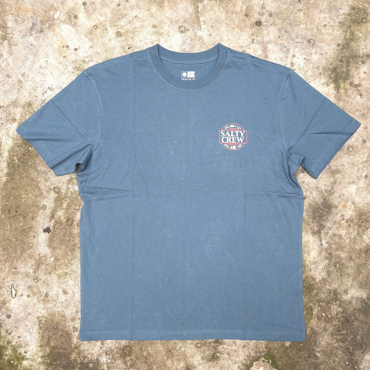 Salty Crew Split Up Crew Tee - Slate