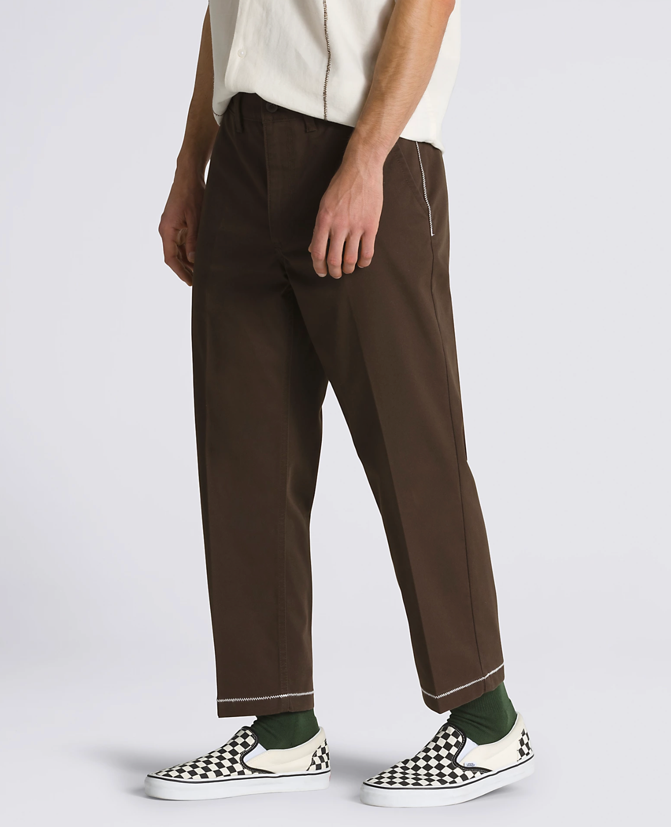 MIKEY FEBRUARY AUTHENTIC RELAXED CROPPED CHINO PANTS