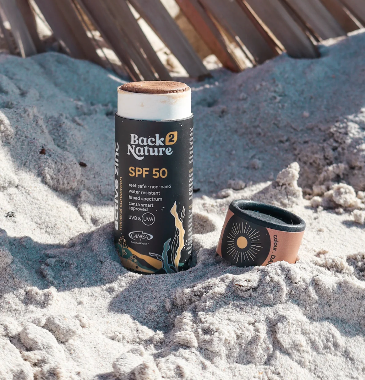 BACK TO NATURE ACTIVE ZINC SPF 50 DARK