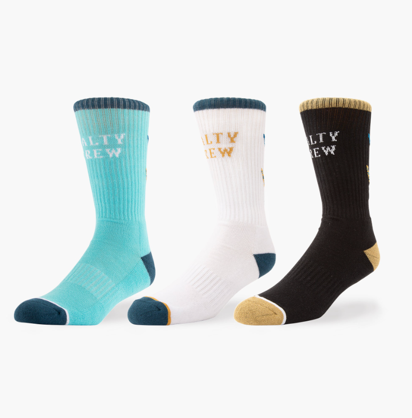 SALTY CREW   TAILED SOCK 3 PACK
