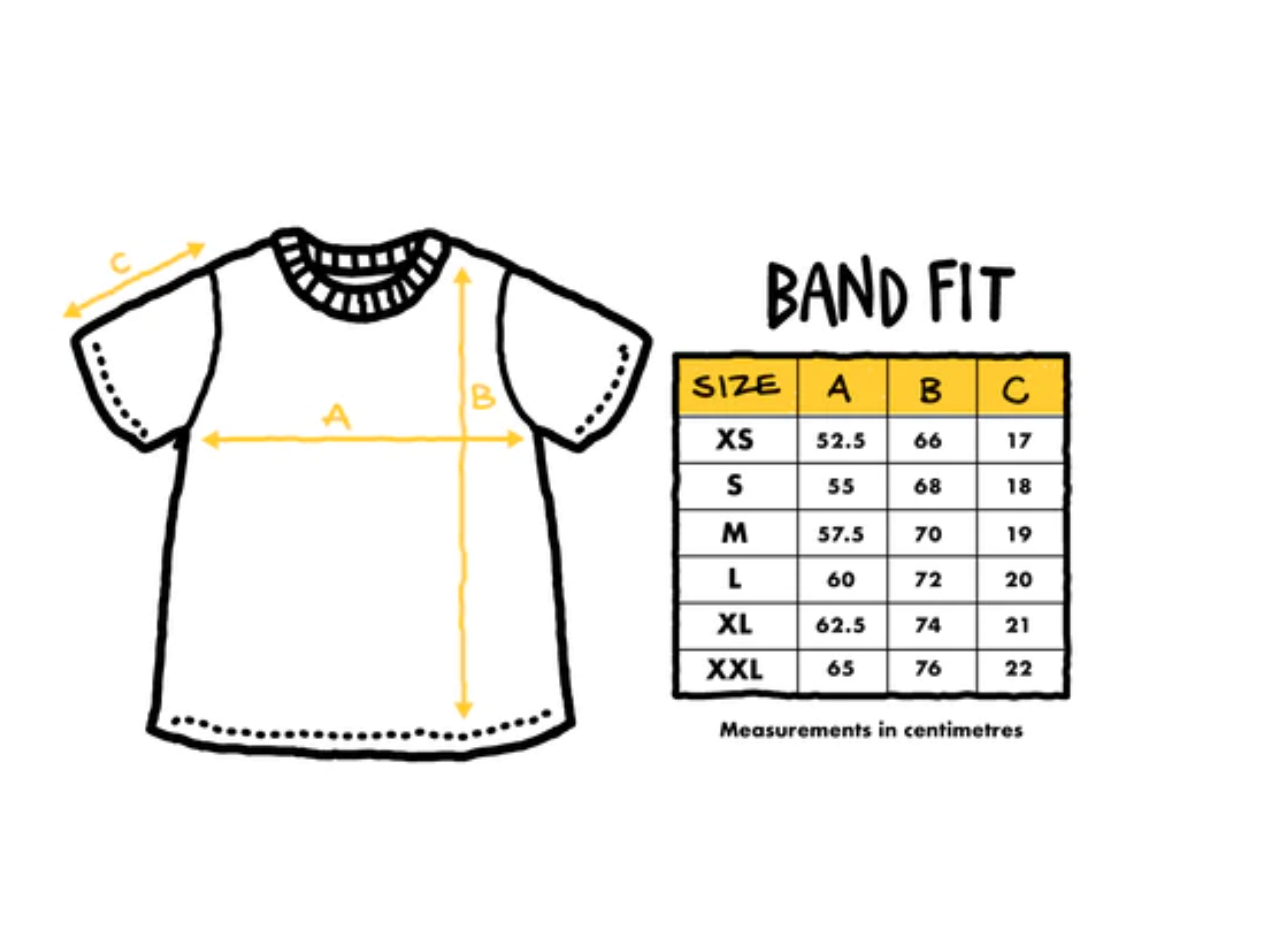 BAND TEE - WORKER BLUE
