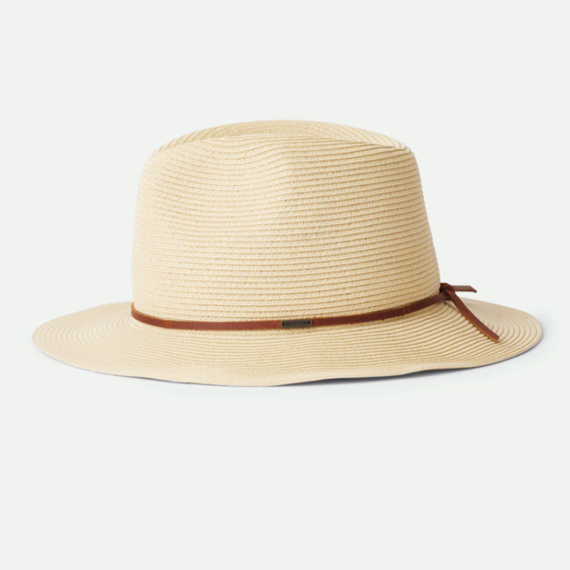 BRIXTON STRAW PACKAGLE FEDORA