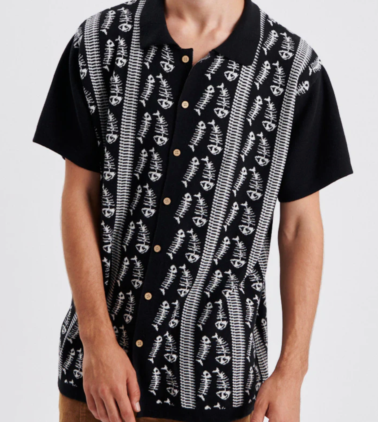 THE CRITICAL SLIDE SOCIETY      BONEYARD KNIT SHIRT